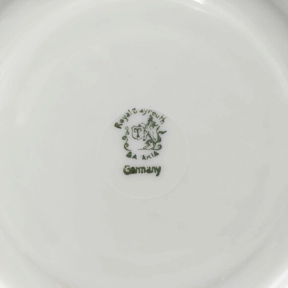 Royal Bayreuth Saucers Dresden Floral Bavaria -Lot of 11 - Picture 3 of 4